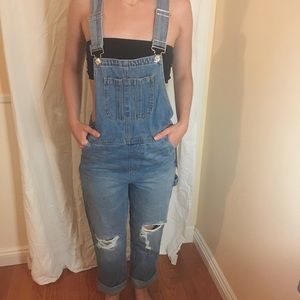 Denim overalls